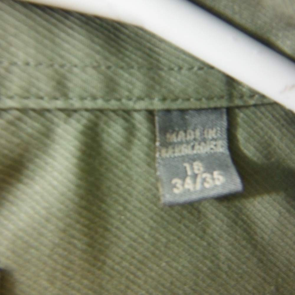 Joseph Abboud Mens Olive Green Button Front Shirt - Picture 5 of 8